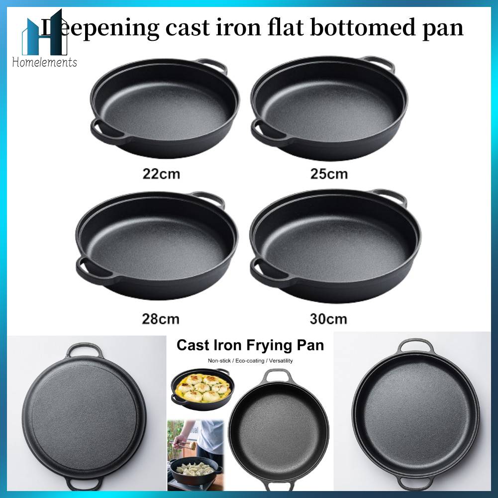 Pre-Seasoned Cast Iron Skillet for Outdoor Cooking and Baking