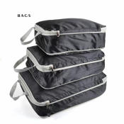 HOL Compression Packing Cubes - Black, 3PCS