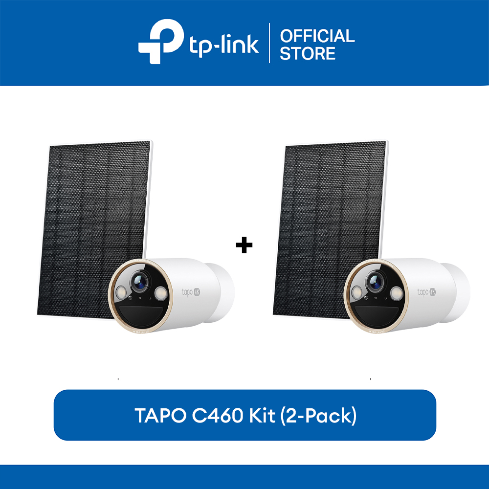 TP-Link Official Store / Tapo C460 Kit / 4K 8MP Solar-Powered Security Outdoor WiFi IP Security Cctv Sale Camera Connect to Cellphone with Mic and Speaker - Image 2