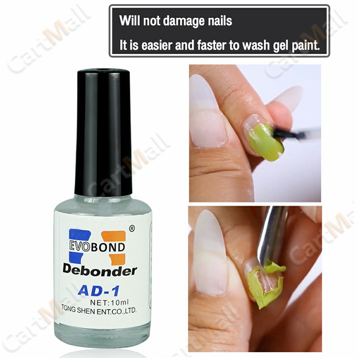 Artificial Nail Glue Debonder Nail Tip Extension Remover Soak Off 10ml