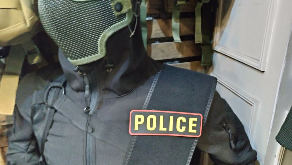 Police Patch, Velcro Back