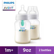 Philips AVENT Anti-colic Baby Bottle 9oz, 2-pack