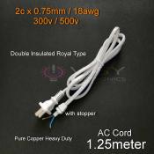 Royal Cable Heavy Duty AC Cord with US and Philippine Plug