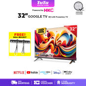 TuTu 32" Frameless Google Smart TV with Streaming & Bluetooth