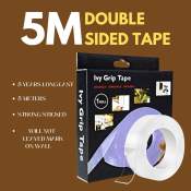 MADIKIT Clear Nano Tape - Strong, Reusable Double-Sided Adhesive