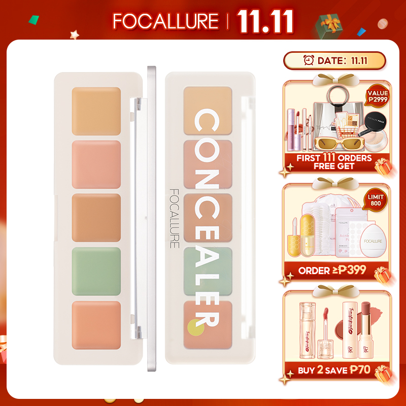 Discount on Focallure  shoes - SKU:  Multicolor Concealer High Cover But Non-Cakey Long-Lasting Face Makeup