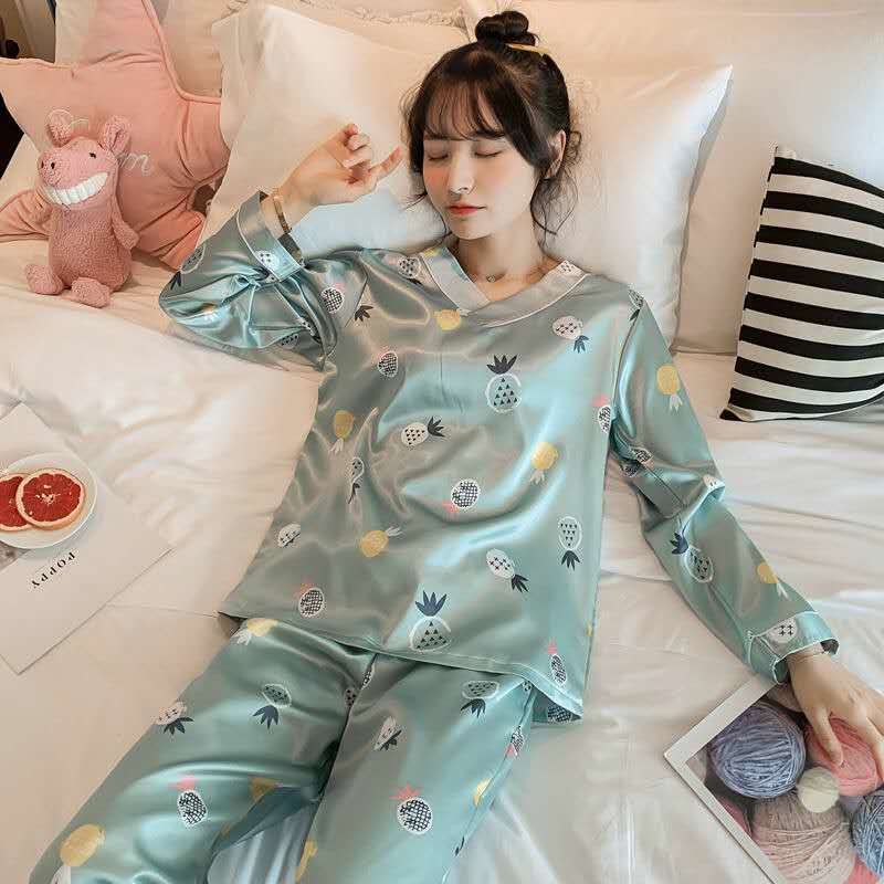 Anamai OlShoppe - ✨KOREAN SLEEPWEAR SILK TERNO POLO PAJAMA