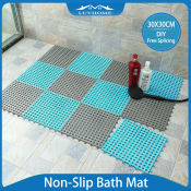 LUVHOME Non-Slip Shower Mat - PVC Mesh Drainage Mat