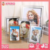 Adjustable Glass Photo Frame for Home Decoration - 4R/6R/A4