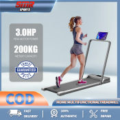 SUMMER Electric Treadmill with Removable Handrail for Home Exercise