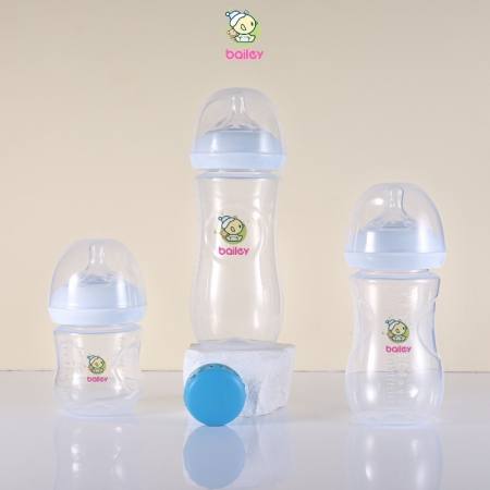 Bailey Baby Silicone Feeding Bottle - BPA Free, High Quality