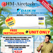 Daikin 1.0 HP Smart Inverter Split Type AC