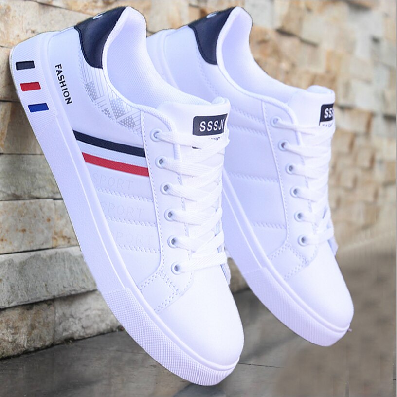 Light Shoes Male Tennis Sneaker White 