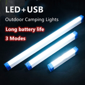 Portable Rechargeable LED Light Tube - 100W/200W/300W USB Lamp