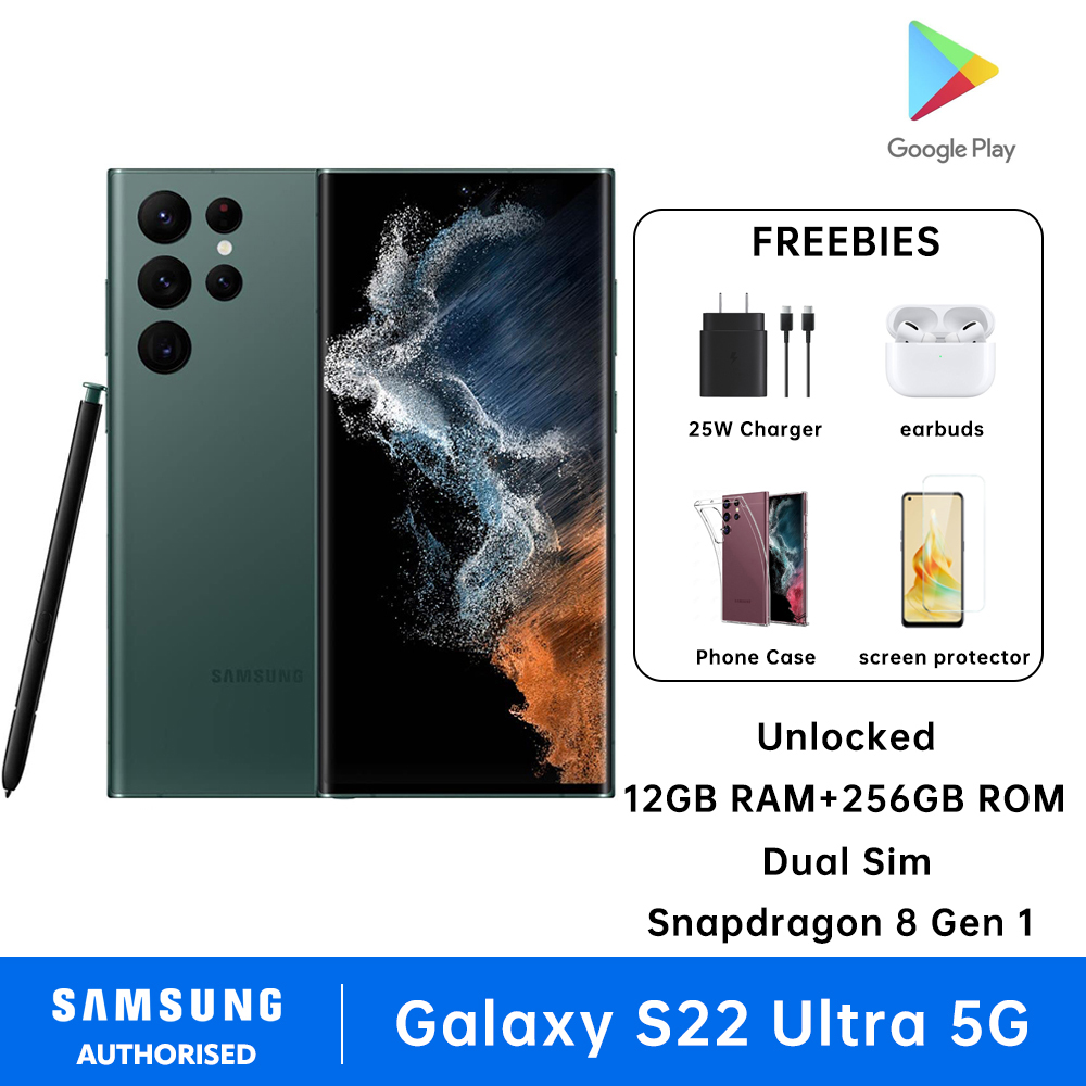 Samsung Galaxy S22 Ultra 5G Smartphone Dual Sim 12GB RAM + 256GB ROM Factory Unlocked Snapdragon 8 Gen 1 Cellphone 5000 mAh - Image 2