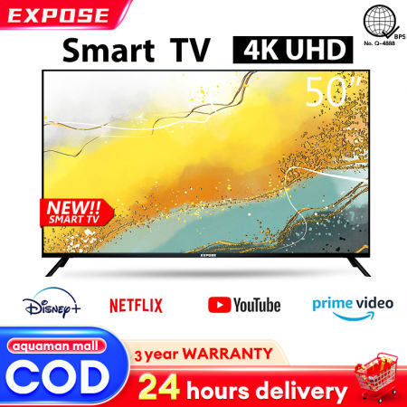 Expose 32 Inch Smart TV for Android 12.0 43 inch Ledtv Ultra-Thin Large Screen Full HD 50 inch TV