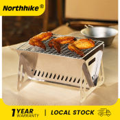 Northhike Portable Stainless Steel BBQ Grill for Outdoor Camping