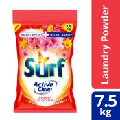 Surf Powder Detergent Cherry Blossom 7.5kg Pouch