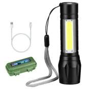 S9 XPE+Police Cree Mini LED Flashlight - Rechargeable & Waterproof