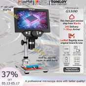 TOMLOV G1200 Digital Microscope - Magnifying Glass for Electronics Repair