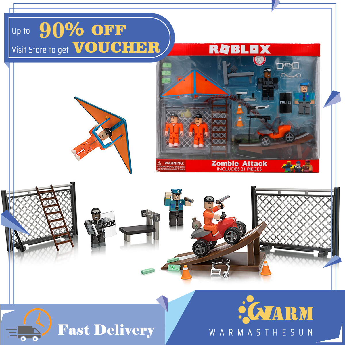 [Birthday Gift] ROBLOX Jailbreak Toys Dolls Boys Toys Model Roblox ...