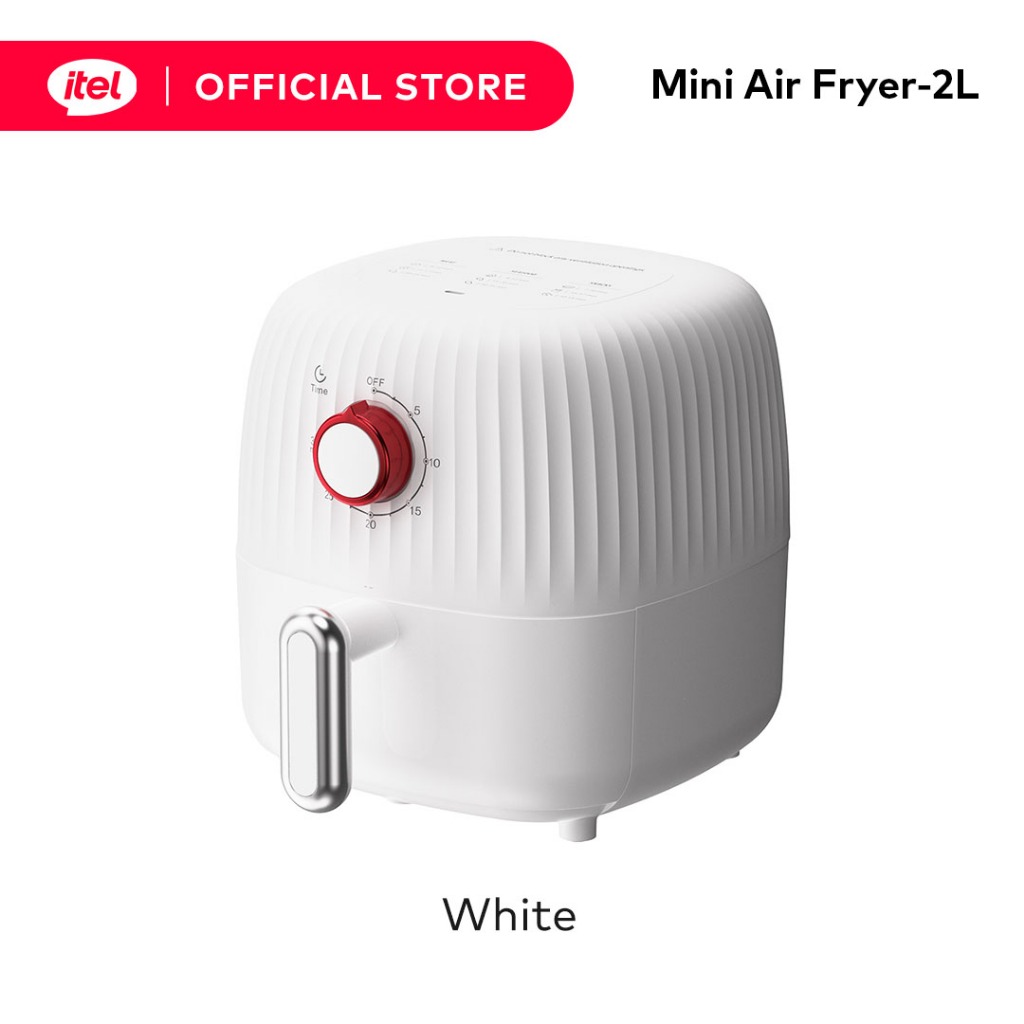 itel Air Fryer Non-Stick 2L Multi Functional Oil-Free 600W 3D Cyclone Air Frying Cavity IAF-002 - Image 2