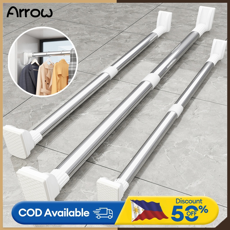 Arrow Telescopic Clothes Drying Rack - Punch Free Stainless Steel