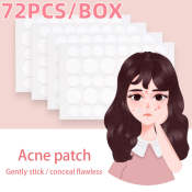 Cozyrooms Acne Pimple Patches - 72PCS Waterproof Hydrocolloid Stickers