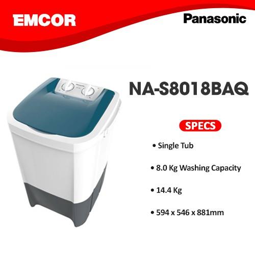 panasonic washing machine na s8018b