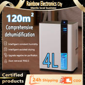 Intelligent Dehumidifier with LED Display and Large Capacity Tank