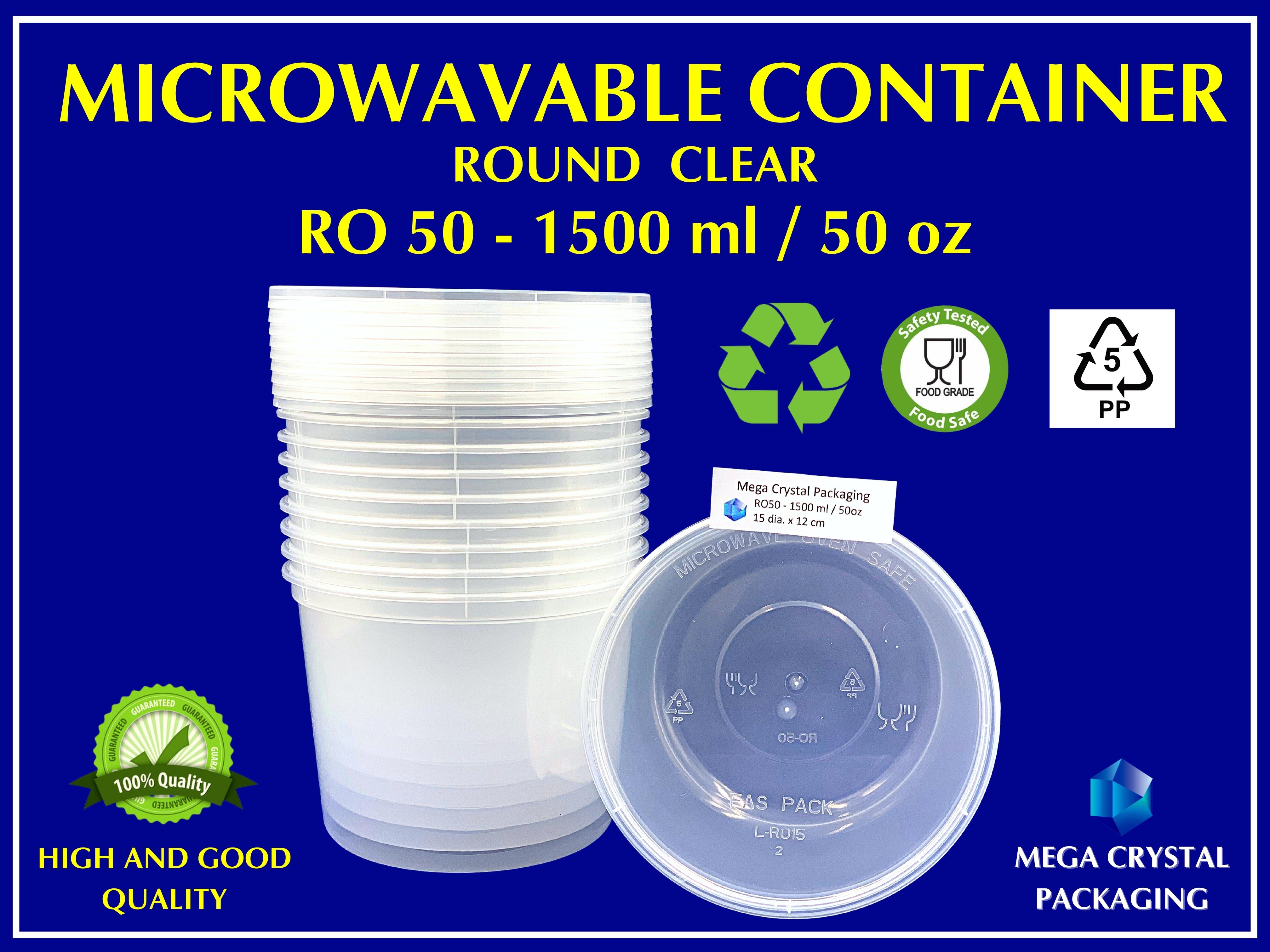 625ml Round Microwavable Container – Packaging Lab Philippines