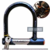 Heavy Duty U-Lock for Bikes/Motorcycles with 2 Keys