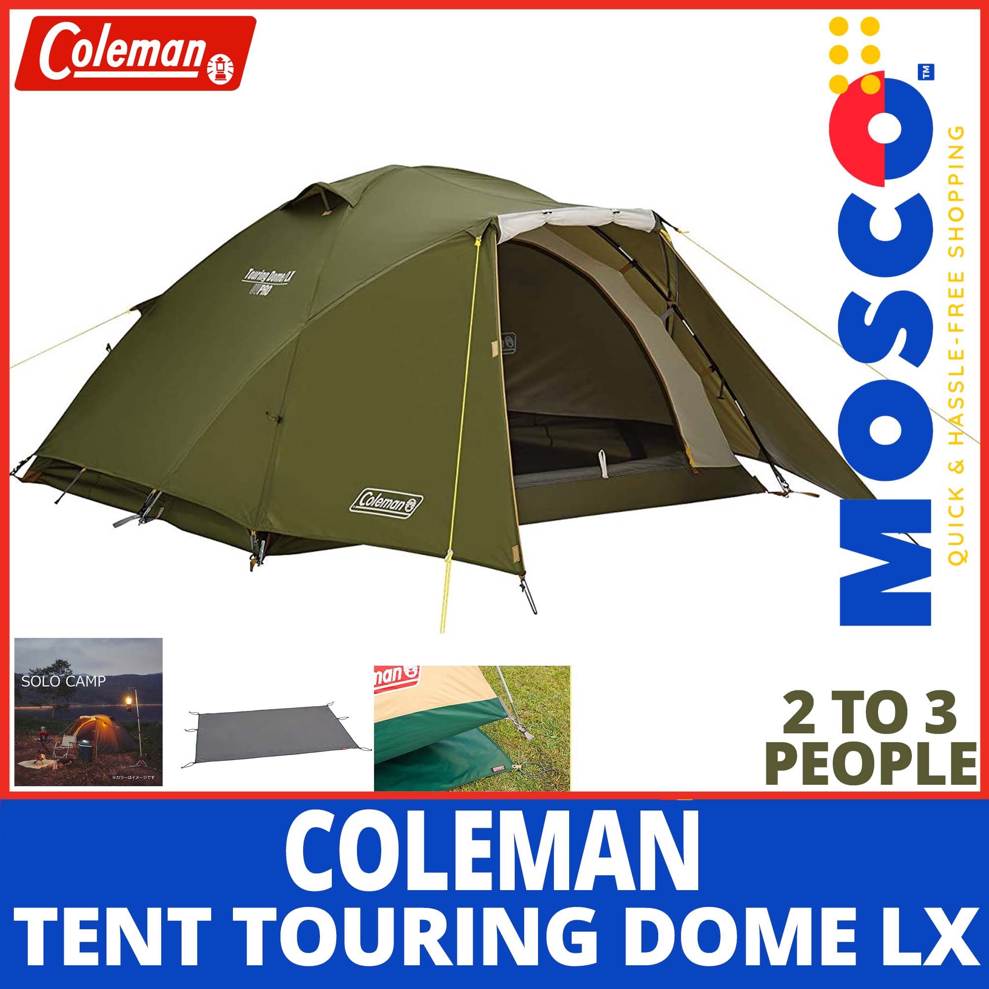 Coleman Tent Touring Dome LX for 2 to 3 People | Lazada PH