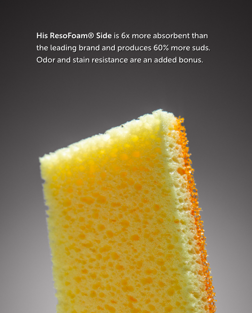 Scrub Daddy® COLORS 3pk, FlexTexture® Odor-Resistant Dish Sponges