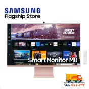 Samsung 32" 4K Smart Monitor - Green/Blue/Pink