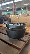 Filipino Cast Iron Dutch Oven: Portable Camping Kitchenware