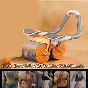 Abdominal Roller Wheel Workout Exerciser - Core Fitness Equipment