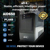 IPASON AWP AID650 650VA/360W UPS - 20 minutes standby