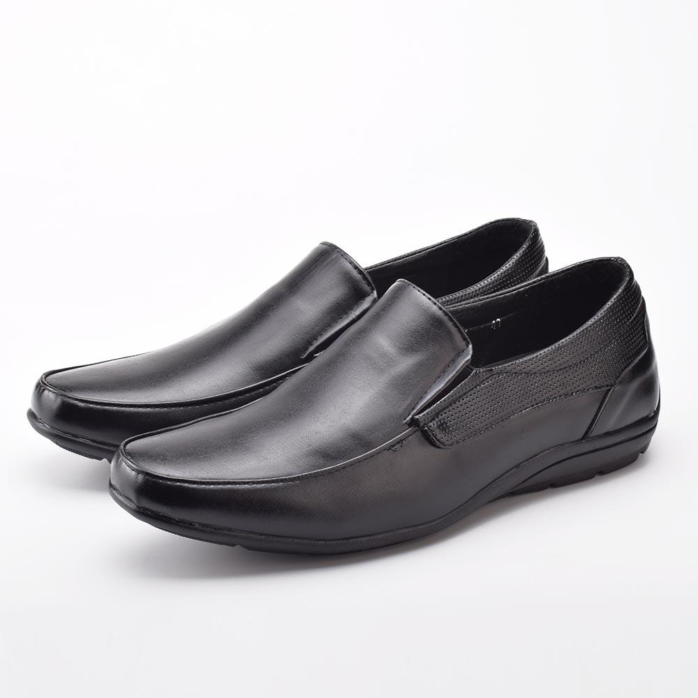 black formal school shoes