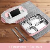 FISHERMAN Stainless Steel Lunch Box - Leak Proof, Portable
