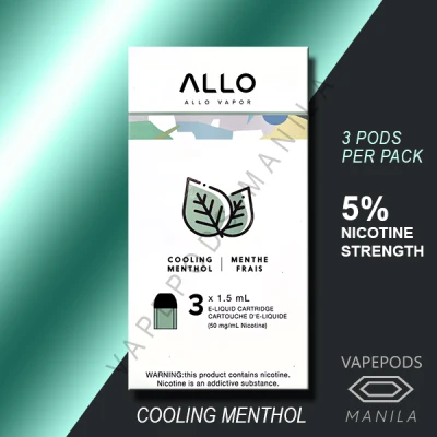 Allo Pods 50mg / 5% Nic Level - 3pcs per pack - For Allo Vape Devices only (9)