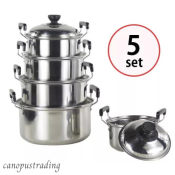 Best Seller 5-Piece Stainless Steel Cookware Set