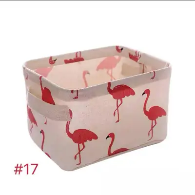 Fun Life Nordic style fabric storage basket Cotton Linen Creative Storage box (9)