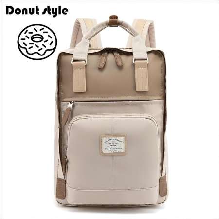 Doughnut style laptop Backpack Schoolbag Laptop Bag 14to15to16.5 inch for Women Waterproof Student travel