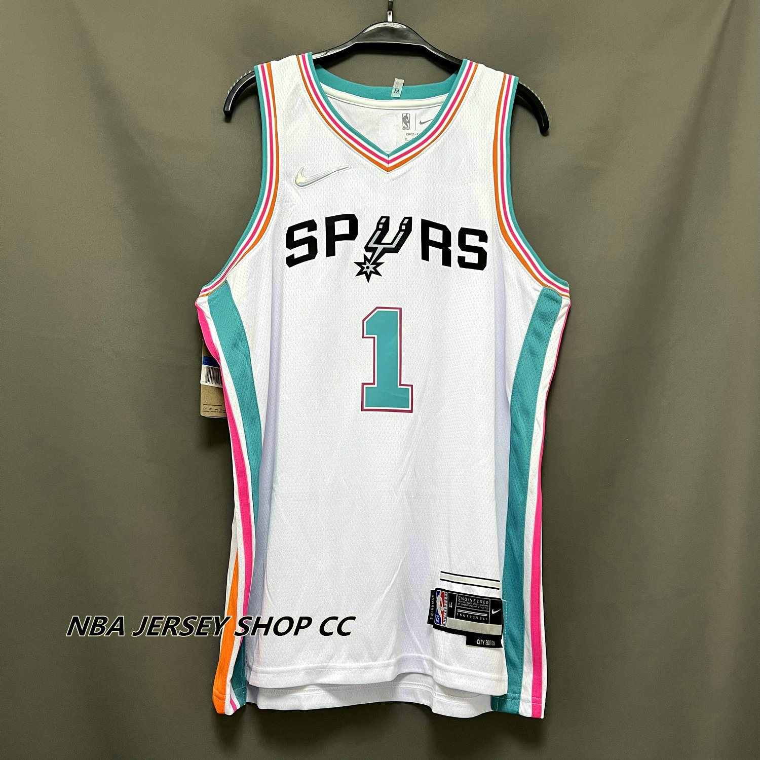 Closer look - Tony Parker San Antonio Spurs Swingman Jersey (Heat pressed)  : r/UAPasabuyService