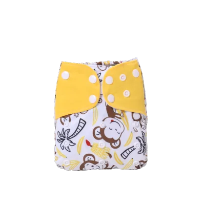 One Size Baby Cloth Diapers Reusable Washable Fit 3-36 Months (9)