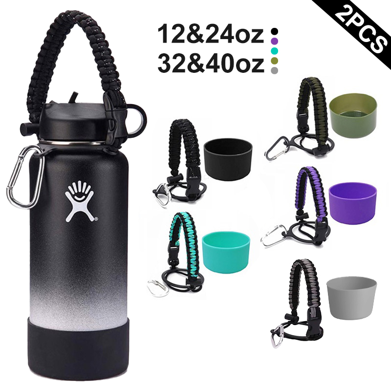 Hydro flask cord store handle