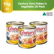 Century Tuna Flakes in Vegetable Oil 95g x3