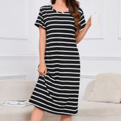 Women's Striped Skirt Maxi dress