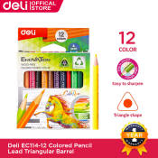 Deli 12-color Kids Colored Pencil Set